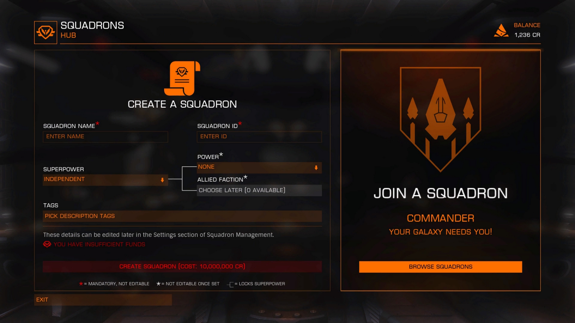 Browse Squadrons